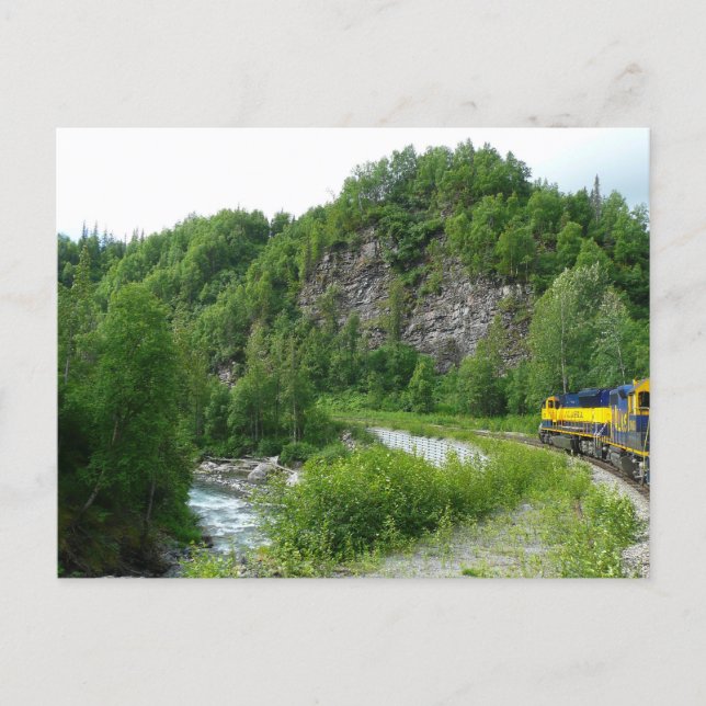 Denali Express Alaska Tåg Semester Fotografi Vykort (Framsida)