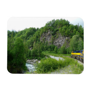 Denali Express Alaska Tåg Vacation Photography Magnet