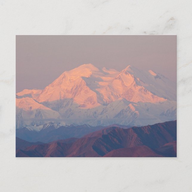 Denali i Sunrise Vykort (Framsida)