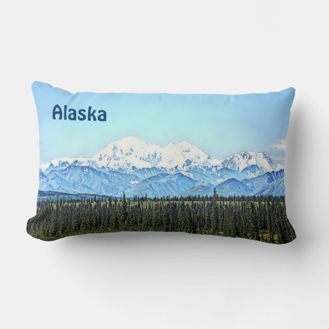 Denali (McKinley) Lumbarkudde (Framsida)
