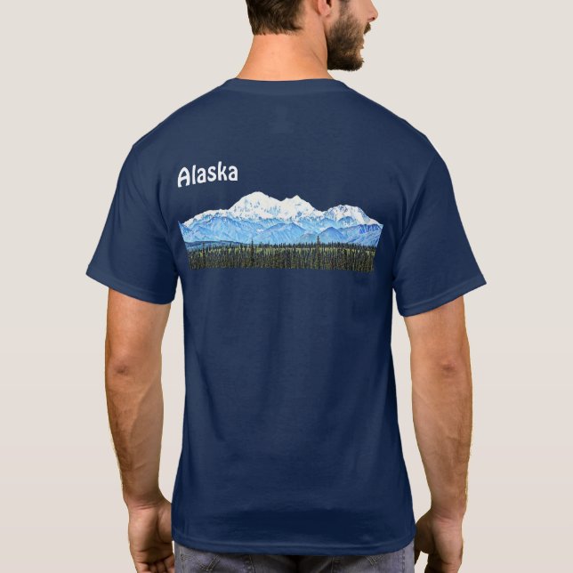 Denali (McKinley) T Shirt (Baksida)