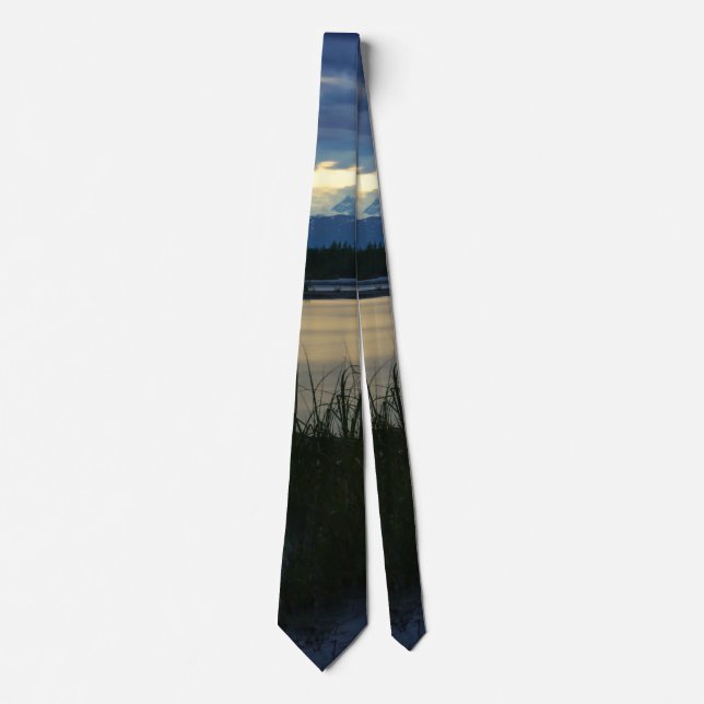 Denali Midnight Sunset Neck Tie Slips (Framsida)