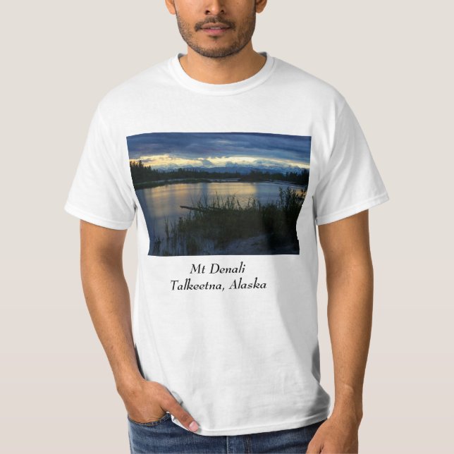 Denali Midnight Sunset T Shirt (Framsida)