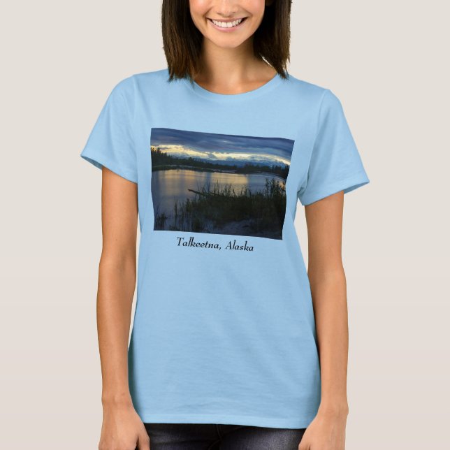 Denali Midnight Sunset T-Shirt (Framsida)