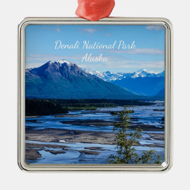 Denali Mountain Range Ornament Souvenir (Framsidan)