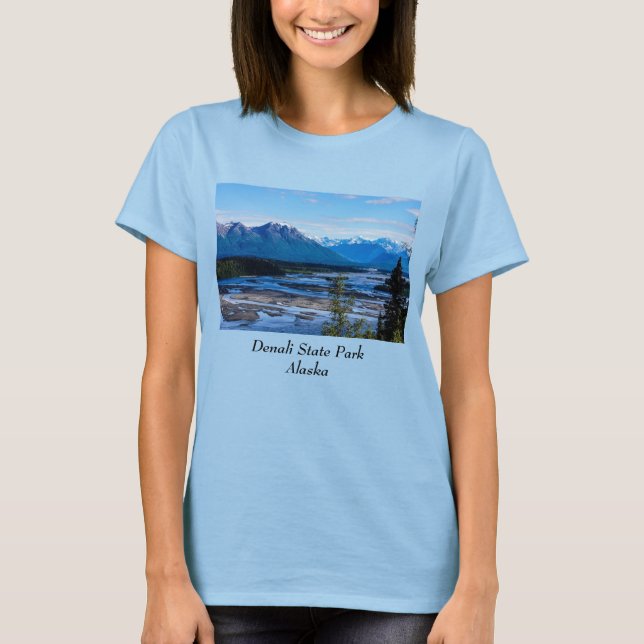 Denali Mountain Range T-Shirt (Framsida)