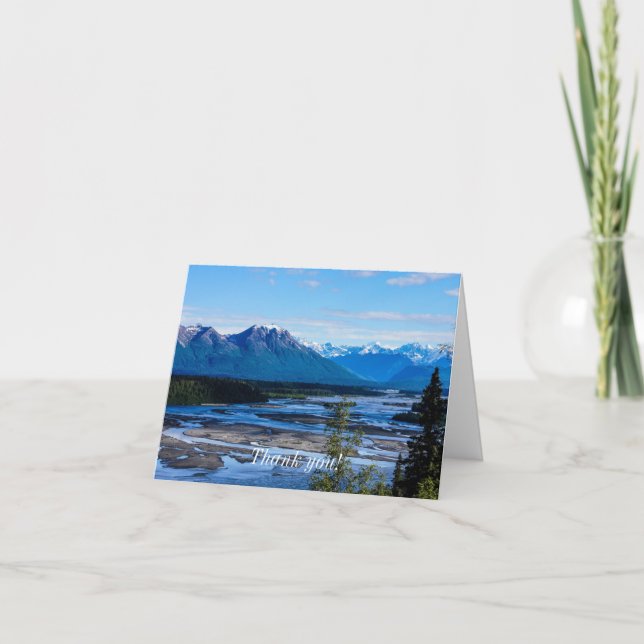 Denali Mountain Range Tack Kort (Framsida)