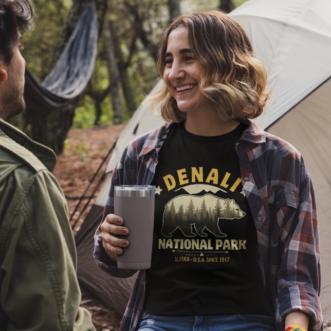 Denali National Park Alaska Forest Landscape T Shirt (Skapare uppladdad)