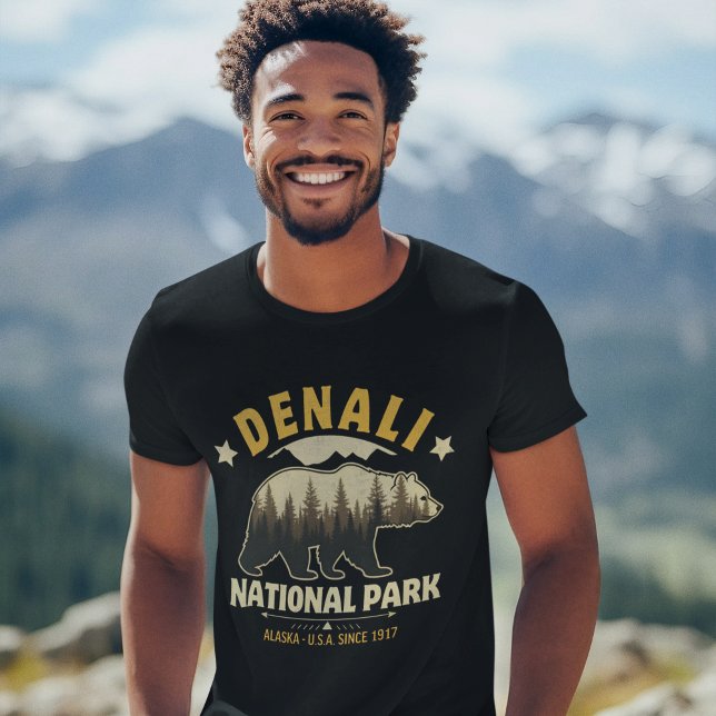Denali National Park Alaska Forest Landscape T Shirt (Skapare uppladdad)