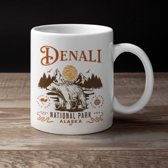 Denali National Park Alaska Kaffemugg (Skapare uppladdad)