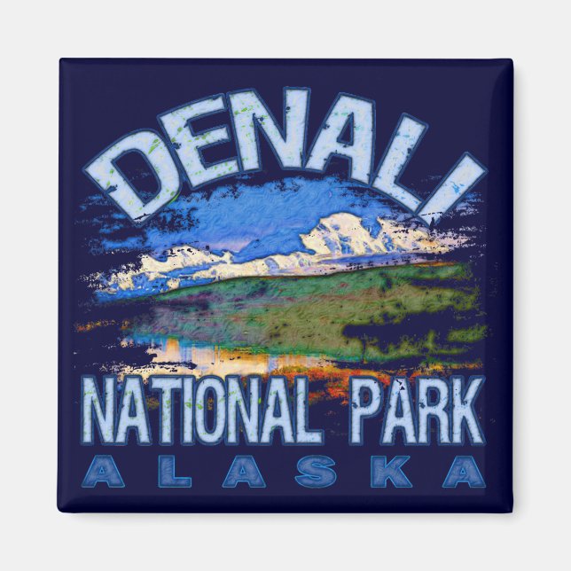 Denali National Park, Alaska Magnet (Framsidan)