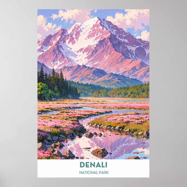 Denali National Park - Alaska Poster (Framsidan)