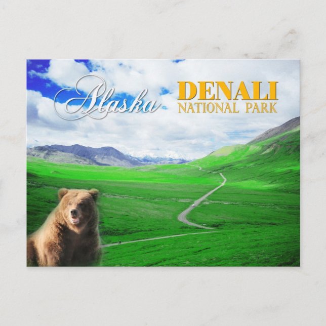 Denali National Park, Alaska Vykort (Framsida)