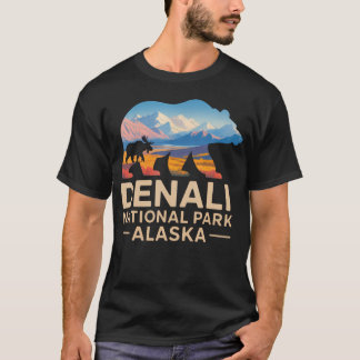 Denali National Park Alaska Wilderness Äventyr T Shirt
