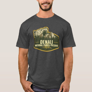Denali National Park And Preserve Alaska Retro Bad T Shirt