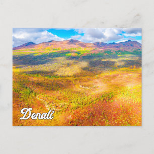 Denali National Park and Preserve, Alaska Vykort