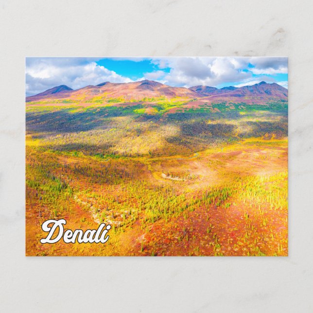 Denali National Park and Preserve, Alaska Vykort (Framsida)
