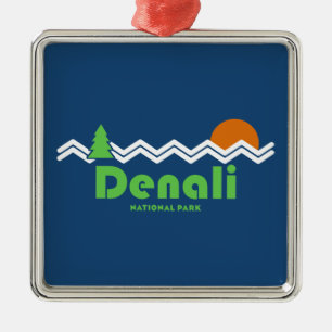 Denali National Park Retro Julgransprydnad Metall