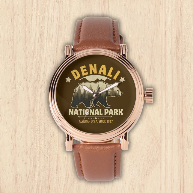 Denali National Park: Untamed Alaskan Forests Armbandsur (Skapare uppladdad)