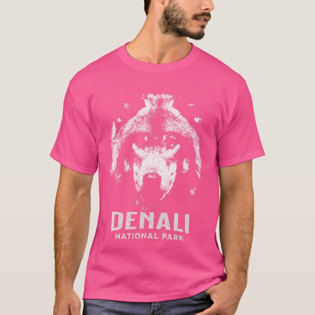 Denali National Park Varg T Shirt (Framsida)
