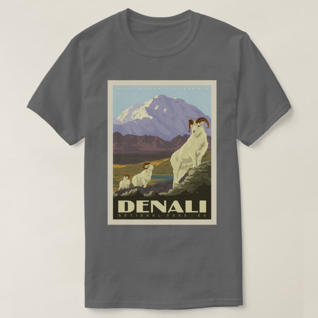 Denali nationalpark 10 t shirt (Design framsida)