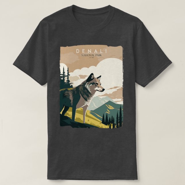 Denali Nationalpark 1 T Shirt (Design framsida)