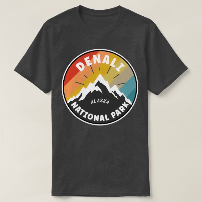 Denali Nationalpark Alaska 6 T Shirt (Design framsida)