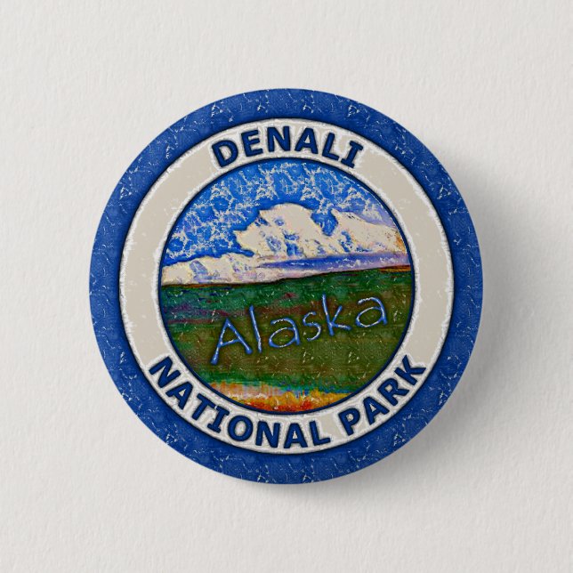 Denali nationalpark, Alaska Knapp (Framsida)