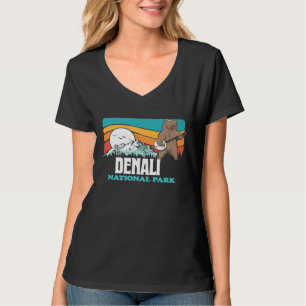 Denali nationalpark Alaska Mountains Banjo Bear T Shirt