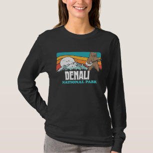 Denali nationalpark Alaska Mountains Banjo Bear T Shirt