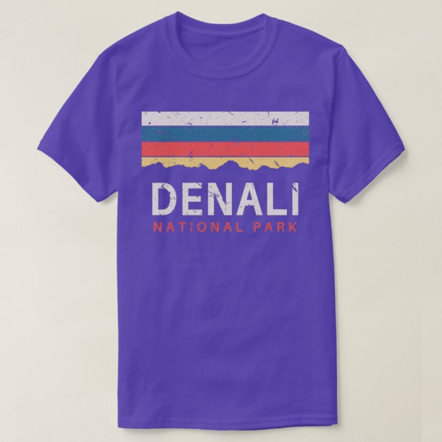 Denali nationalpark Alaska Souvenirs T Shirt (Design framsida)