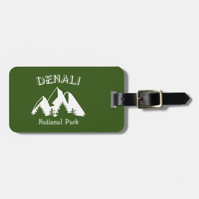 Denali nationalpark bagagebricka (Horisontell Framsida)