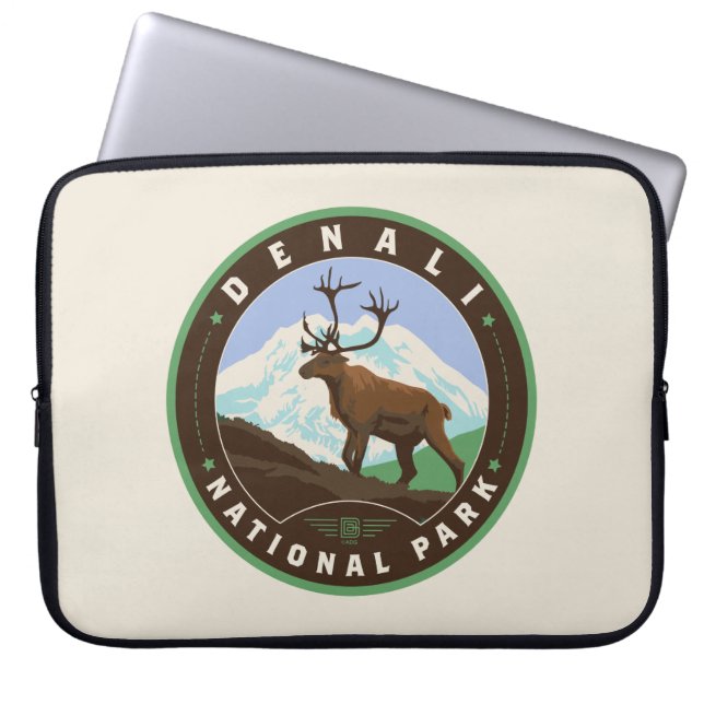 Denali nationalpark laptop fodral (Framsidan)