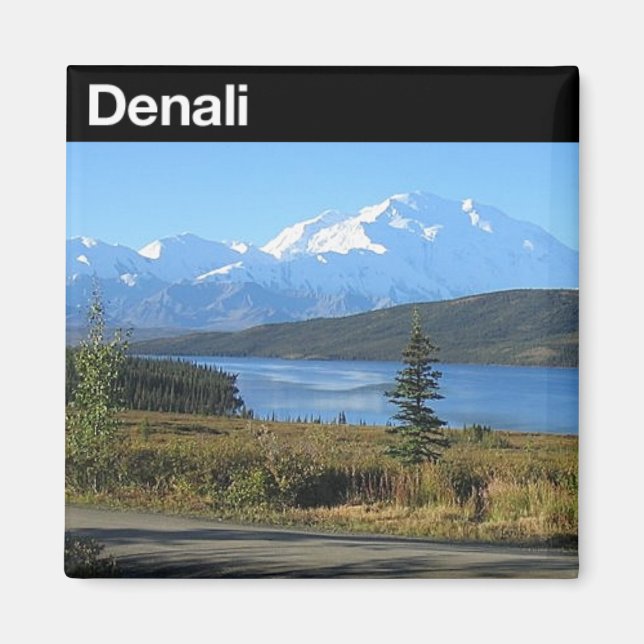 Denali nationalpark magnet (Framsidan)