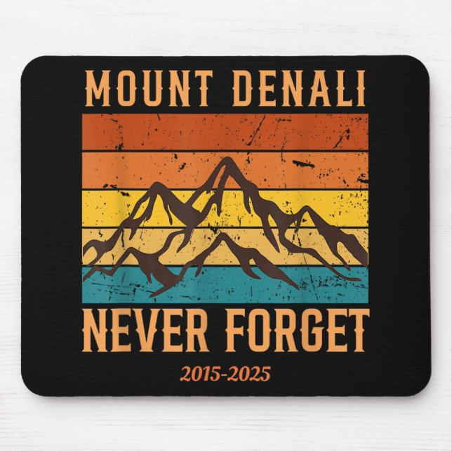 Denali nationalpark Mount Mckinley Us Musmatta (Framsidan)