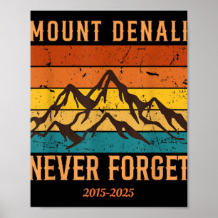 Denali nationalpark Mount Mckinley Us Poster