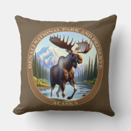Denali Nationalpark och Preserve Alaska Kudde