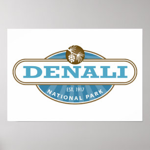 Denali nationalpark poster