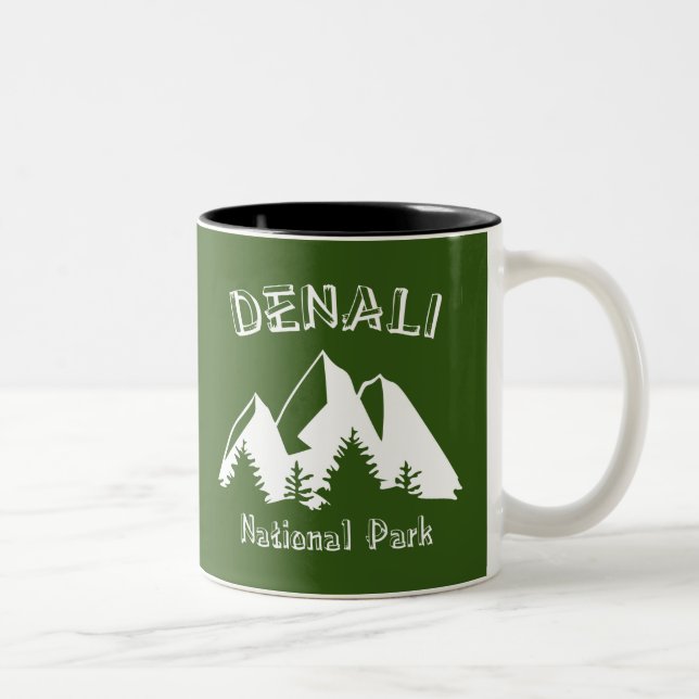Denali nationalpark Två-Tonad mugg (Höger)