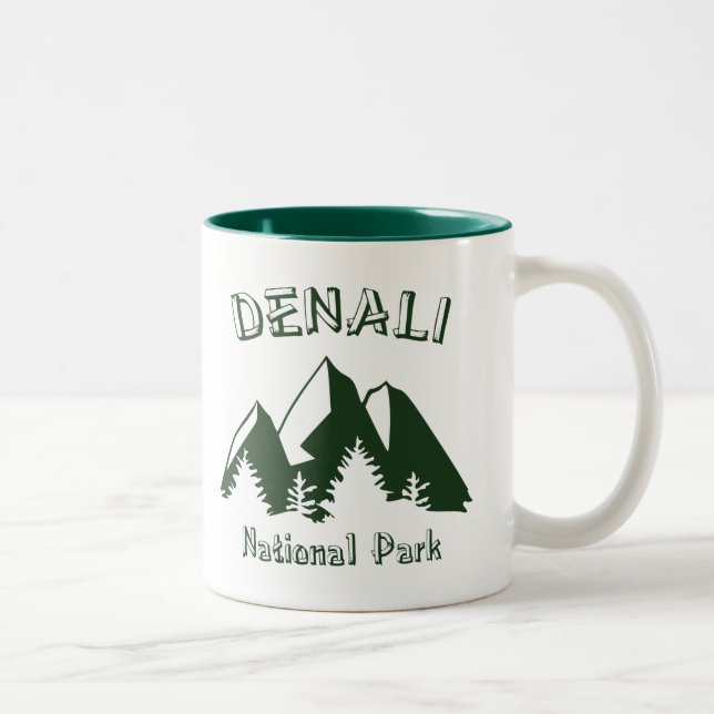 Denali nationalpark Två-Tonad mugg (Höger)