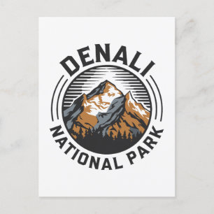Denali nationalpark vykort