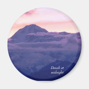 Denali på midnatt magnet
