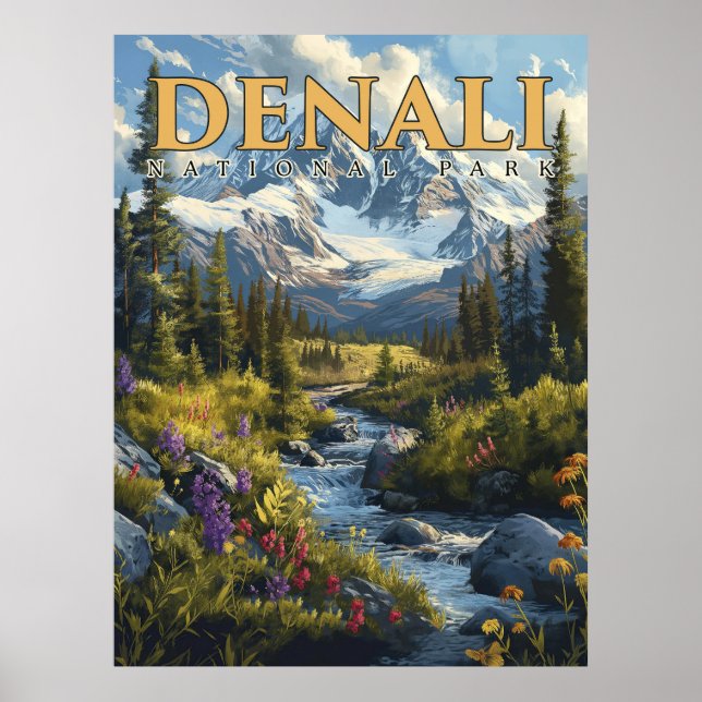 Denalis Majestät - A Nationalparken Äventyr Poster (Framsidan)