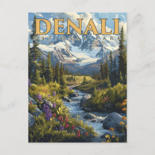 Denalis Majestät - A Nationalparken Äventyr Vykort
