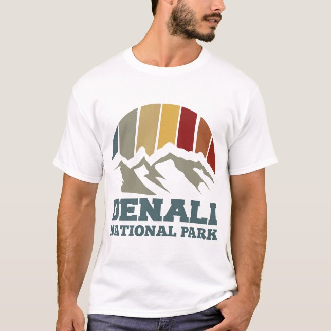 denalisk nationalpark t shirt (Framsida)