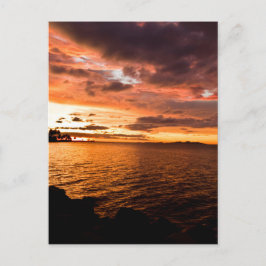 Denaru ösolnedgång, Fiji Vykort