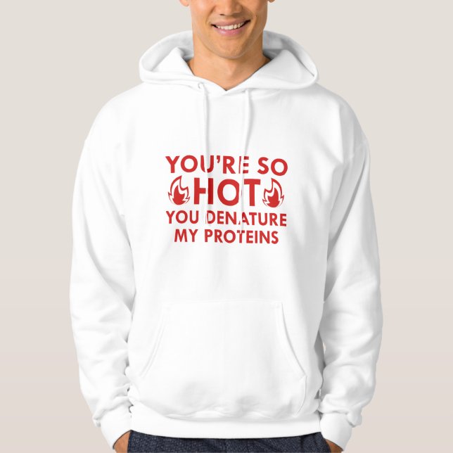 Denaturera Mina Proteiner Hoodie (Framsida)