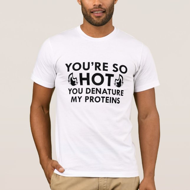 Denaturera Mina Proteiner T Shirt (Framsida)