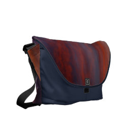 denblått solnedgången hänger lös---- messenger bag