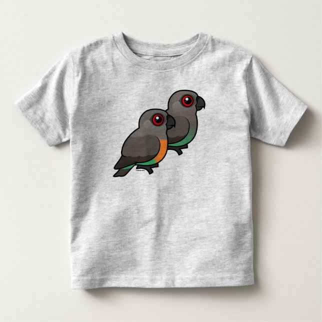 Denbuktade papegojan parar tee shirt (Framsida)